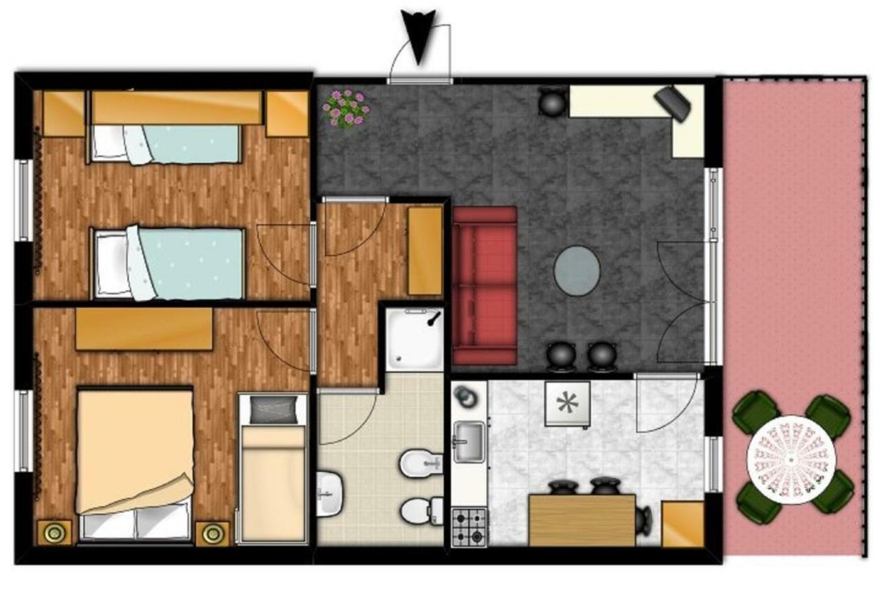 דירות ברנצונה סול גארדה Casa Manu מראה חיצוני תמונה